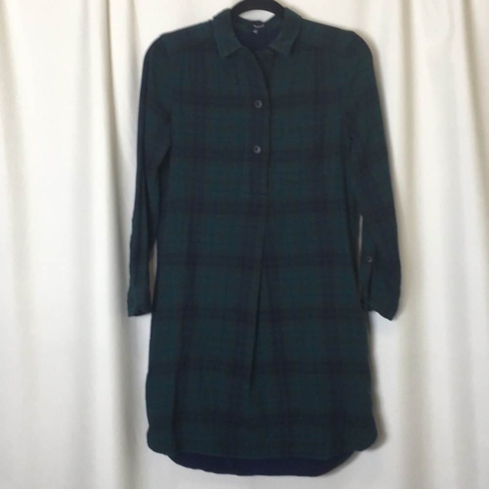 Madewell, Long sleeve tunic with pockets. Size XS.
